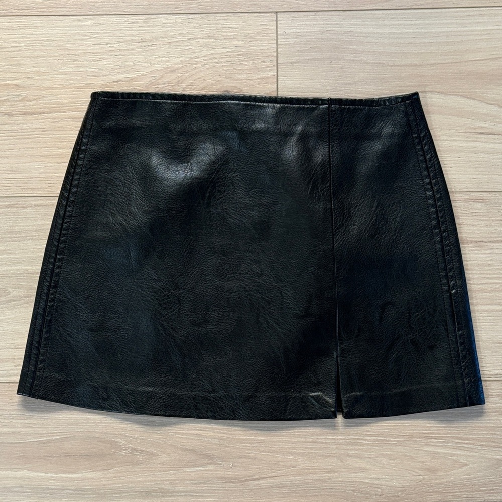 Blank NYC Vegan Leather Mini Skirt